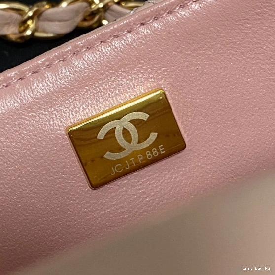 First Bag Ru CHANEL BAG FLAP WITH MINI TOP HANDLE 0803